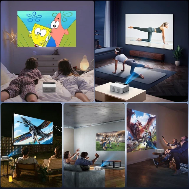 Alt view image 7 of 7 - Native 1080P Smart projector, Compatible Netflix/Prime Video/YouTube