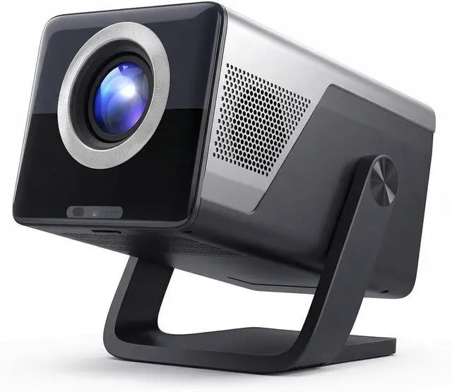 Main image of Native 1080P & 800ANSI High Brightness Portable Projector with WiFi and Bluetooth,Smart Projector With AI Visual Calibration,230° Rotation,4K Projector Supports HDMI/USB/AUDIO