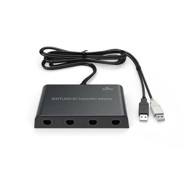 Alt view image 8 of 14 - Gamecube Controller Adapter for Wii U, PC Windows and Switch/Switch 2, 4 Ports