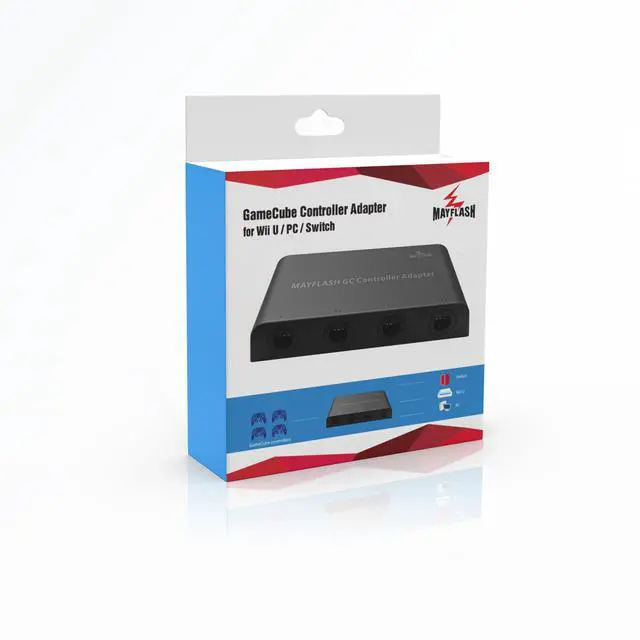 Alt view image 14 of 14 - Gamecube Controller Adapter for Wii U, PC Windows and Switch/Switch 2, 4 Ports