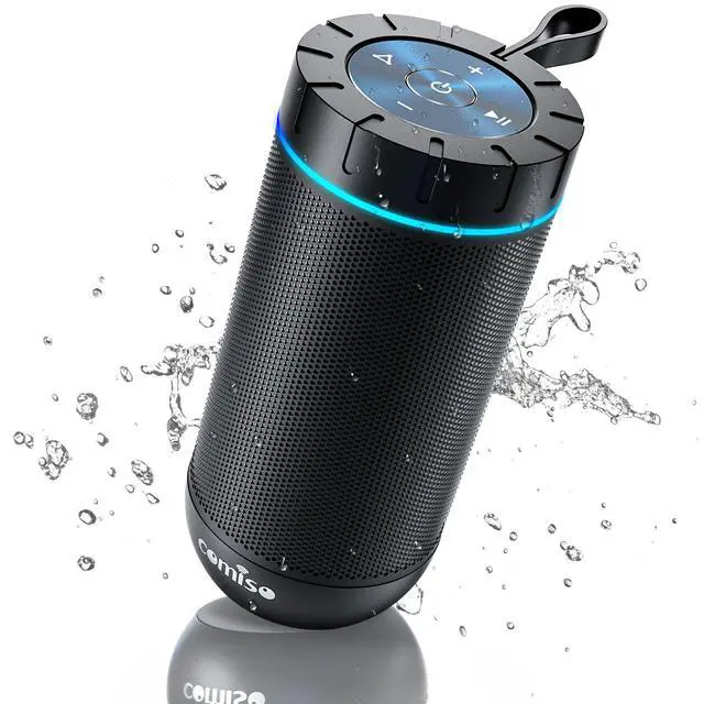 Alt view image 8 of 14 - Bluetooth Speaker, IP65 Waterproof Portable Speaker with 360° HD Stereo Sound, Punchy Bass, TWS Pairing, 24H Playtime, Wireless Speakers for Home/Outdoor/Camping/Beach, Gifts for Unisex