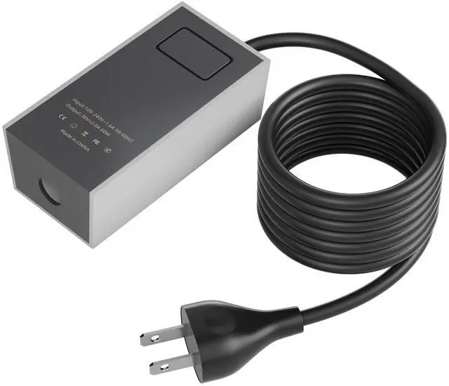 Alt view image 7 of 12 - Starlink Mini AC Power Supply, Starlink Mini Extension Power Cable, Output 60W, Wall Charger Plug, Smaller Plug Footprint, 5.9FT