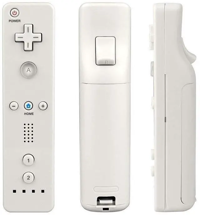 Alt view image 11 of 12 - Remote Controller for Wii, Wii Remote and Nunchuck Controllers with Silicon Case and Strap for Wii and Wii U (White)