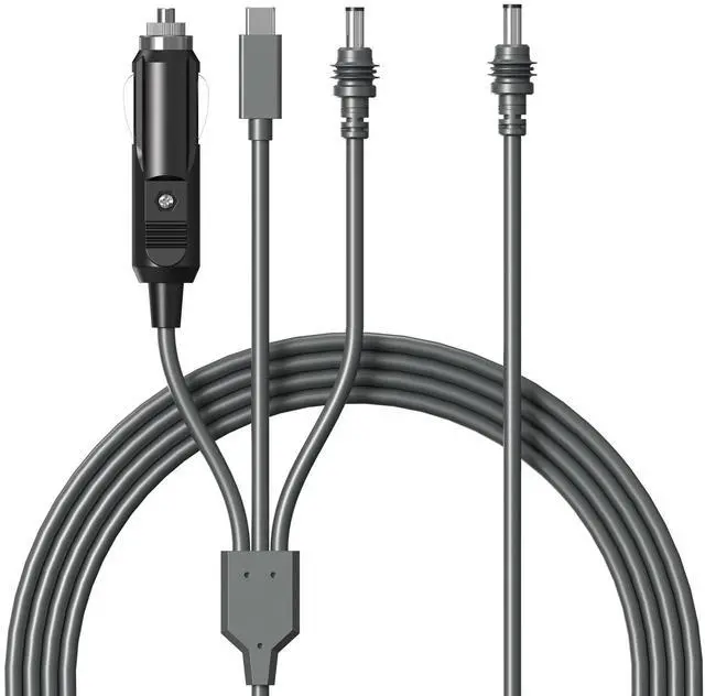 Alt view image 8 of 14 - 3 in 1 Starlink Mini Cable 10FT/ 3M, High-Speed USB C/Car Charger/DC to DC Replacement Cable for Starlink Mini Power, Waterproof Extension Power Cable Accessories