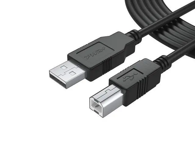 Alt view image 7 of 12 - 25Ft Extra Long USB-2.0 Cable Type-A to Type-B High Speed Cord for Audio Interface, Midi Keyboard, USB Microphone, Mixer, Speaker, Monitor, Strobe Light System, USB-Printer-Cable, Hp Canon Pixma Epson