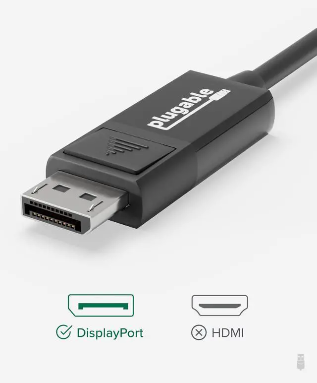 Alt view image 12 of 12 - USB C to DisplayPort Bi Directional Cable 6 feet (1.8m), Up to 4K at 60Hz, USB C DisplayPort Cable - Compatible with Thunderbolt and USB-C - Driverless