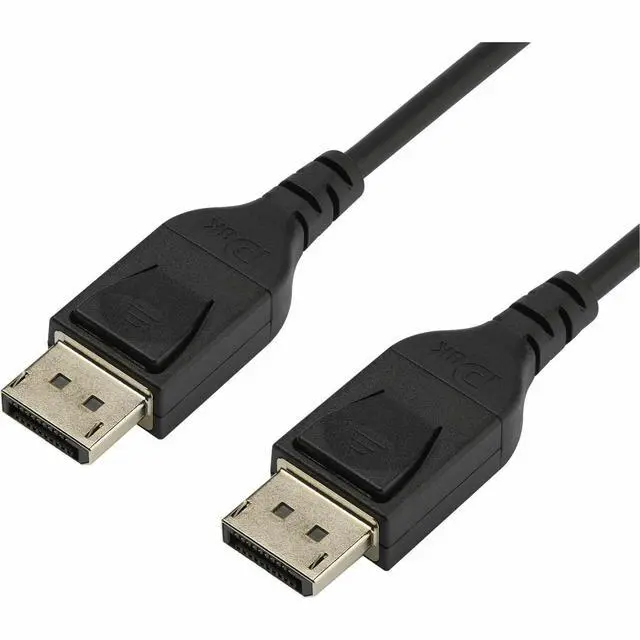 Alt view image 6 of 10 - 2m VESA Certified DisplayPort 1.4 Cable - 8K 60Hz HBR3 HDR - 6ft Super UHD DisplayPort to DisplayPort Monitor Cord - Ultra HD 4K 120Hz DP 1.4 Slim Video Cable M/M DP Connector (DP14MM2M)