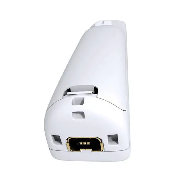 Alt view image 12 of 14 - Remote Controller for Wii & Wii U, with Silicone Case and Wrist Strap, 2 pack (White)