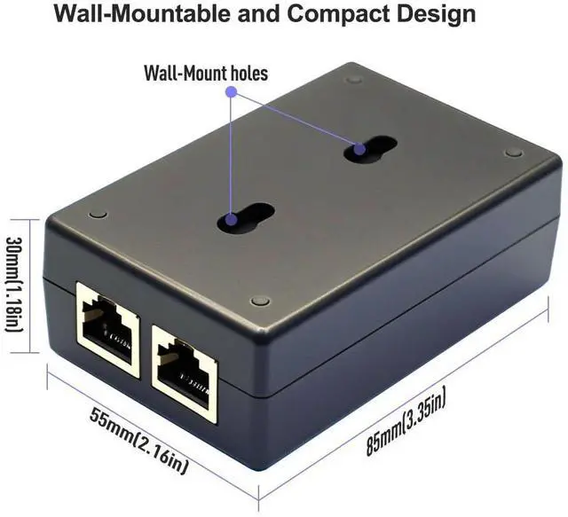 Alt view image 8 of 8 - Gigabit DC PoE+ Injector | 12V 24V (12-48V) DC Input | 50V 30W DC PoE+ Out | DC-DC Convertor + 802.3 af/at Solar PoE Injector Adapter for ePMP2000/3000, Force400/425, Q61, PoE Lighting
