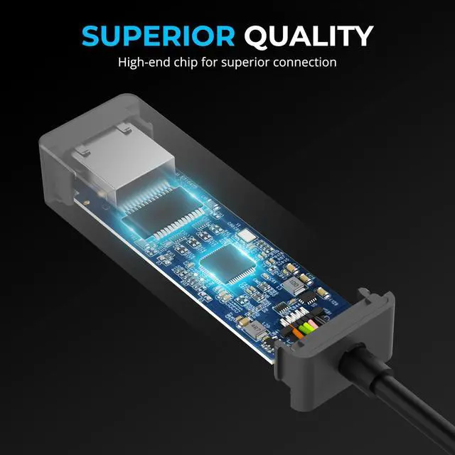 Alt view image 14 of 14 - USB-C to 5G Ethernet Adapter 5GbE Optimized, USB 3.1 Gen 1+ Required, Clear Compatibility, Aluminum Body, Plug-and-Play for Data-Capable USB-C Devices (NT-C5GA)