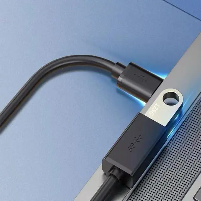 Alt view image 3 of 6 - 2 Pack 1.65FT USB 3.0 Extension Cables Type A Male and Female Extension Cables can Withstand Fast Data Transfer and are Compatible with Keyboards, mice, Hard Disk Drives, USB hubs, and More.