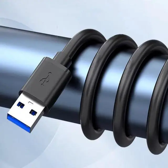 Alt view image 5 of 6 - 2 Pack 1.65FT USB 3.0 Extension Cables Type A Male and Female Extension Cables can Withstand Fast Data Transfer and are Compatible with Keyboards, mice, Hard Disk Drives, USB hubs, and More.