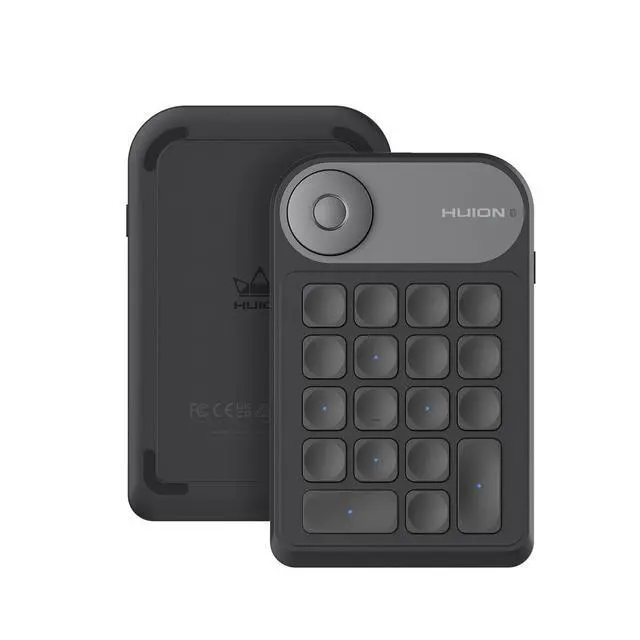 Alt view image 8 of 12 - Keydial Mini Bluetooth Programmable Keypad with Dial 5 Keys Anti-ghosting 18 Customized Keys, Wireless Shortcut Keyboard for Drawing Tablet, PC, MacBook, Surface Pro, Laptops