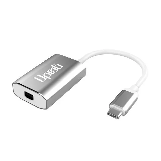 Alt view image 14 of 14 - USB C to Mini DisplayPort Adapter UPTab 4K@60Hz USB-C Thunderbolt 3 to MDP Adapter with Power Port for New M4 MacBook Pro/Air, iPad Pro, Mac mini M4, iMac, and More (Silver)