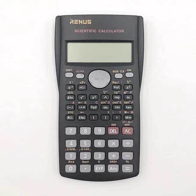 Alt view image 14 of 14 - 8 Packs, 2-Line Engineering Scientific Calculator Function Calculator for Student and Teacher 16 AAA Batteries Included