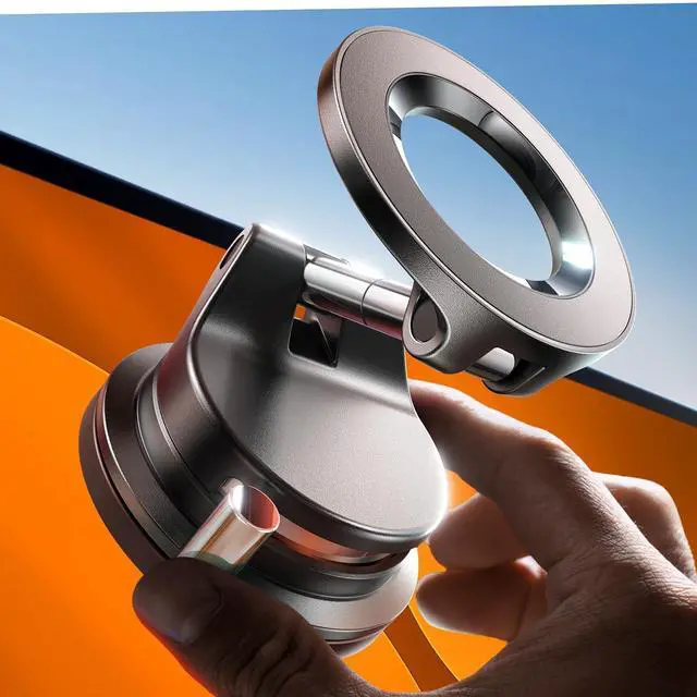 Alt view image 8 of 13 - for Magsafe Car Mount, Magnetic Phone Holders for Your Car, Vacuum Phone Mount for Car Accessories for Women Men Jeep BMW, SuctionPro Gifts Kits, for iPhone 17 Pro Max 16 15 14 13 12