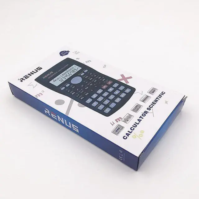 Alt view image 12 of 14 - 8 Packs, 2-Line Engineering Scientific Calculator Function Calculator for Student and Teacher 16 AAA Batteries Included