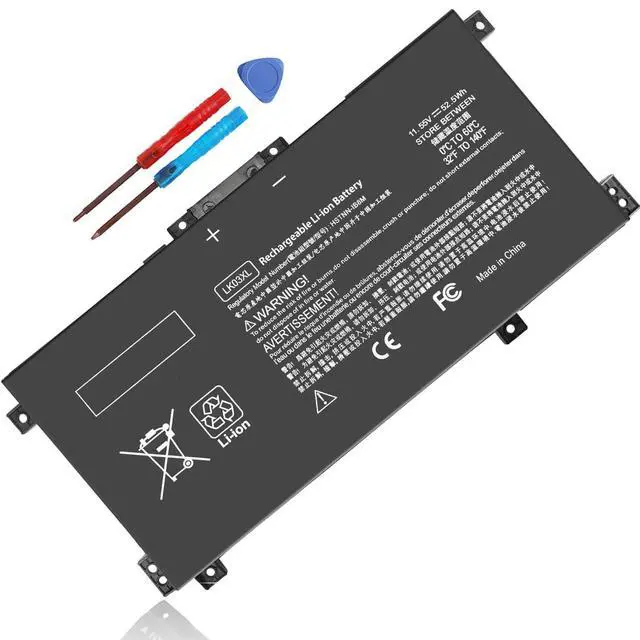 Alt view image 8 of 14 - LK03XL Battery for HP Envy X360, L09281-855 Battery Replacement for HP Envy X360 Convertible 15m-cn0011dx 15m-cn0012dx 15m-cn0xxx 17m-bw0013dx 17m-ae1xx 15m-bp112dx 916814-855 916368-421 LKO3XL