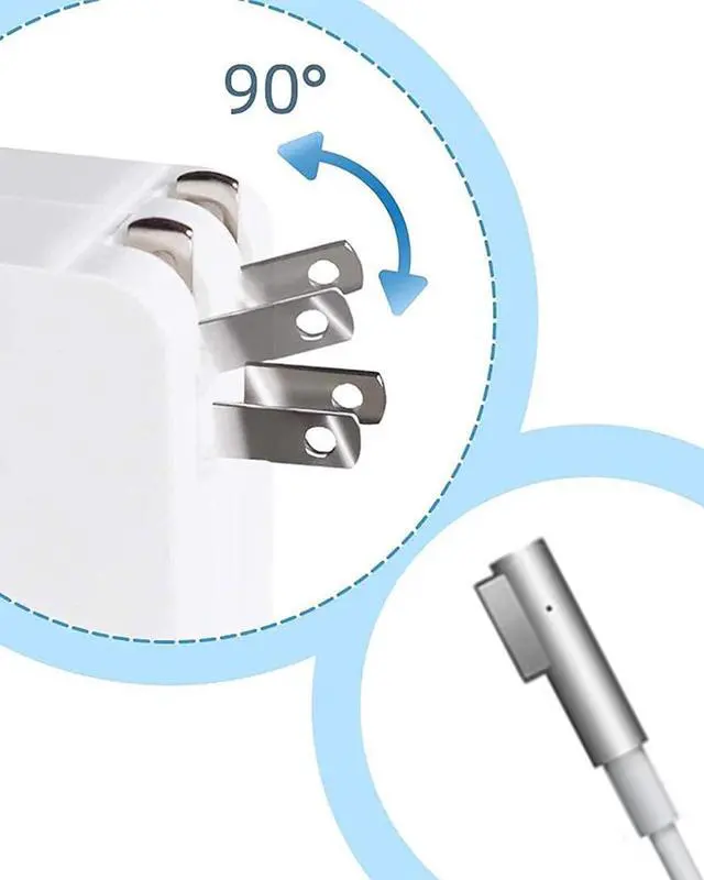 Alt view image 13 of 14 - 85W Mac Book Pro Charger, Mag 1 Power Adapter, Compatible with Mac Book Pro (Before mid 2012 Models Series)