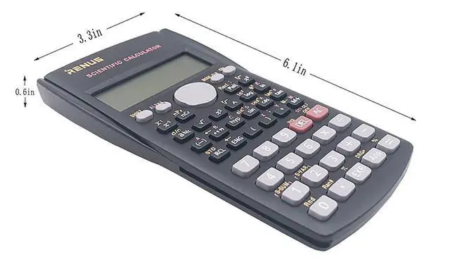 Alt view image 10 of 14 - 8 Packs, 2-Line Engineering Scientific Calculator Function Calculator for Student and Teacher 16 AAA Batteries Included