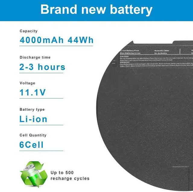 Alt view image 10 of 14 - CM03XL Battery fit HP EliteBook 740 745 750 755 840 845 850 855 G1 G2 Series, fit HP ZBook 14 15u, P/N: HSTNN-DB4Q HSTNN-L11C-5 HSTNN-LB4R 717376-001 CM03 CM03050XL Notebook Laptop Battery