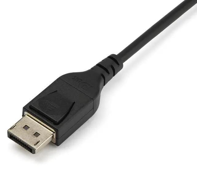 Alt view image 7 of 10 - 2m VESA Certified DisplayPort 1.4 Cable - 8K 60Hz HBR3 HDR - 6ft Super UHD DisplayPort to DisplayPort Monitor Cord - Ultra HD 4K 120Hz DP 1.4 Slim Video Cable M/M DP Connector (DP14MM2M)