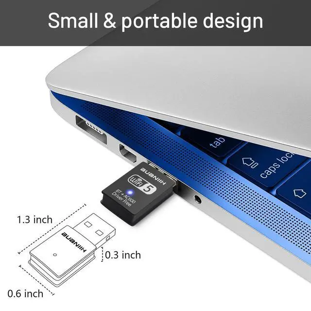 Alt view image 13 of 14 - WiFi Adapter for Desktop PC,USB WiFi Adapter,Bluetooth&WiFi 2-in-1,Dual Band 600Mbps 2.4/5.8Ghz Wireless Network,Plug and Play, for PC/Laptop/Desktop,Support Win7/8/8.1/10/11