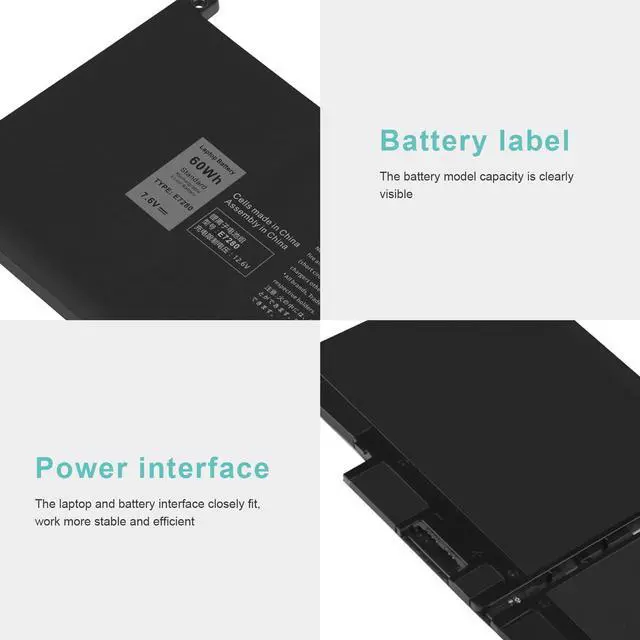 Alt view image 10 of 13 - Laptop Battery for Dell Latitude 7280 7290 7480 7490 7380 7390 F3YGT DM3WC 0DM3WC 2X39G 0F3YGT DM6WC