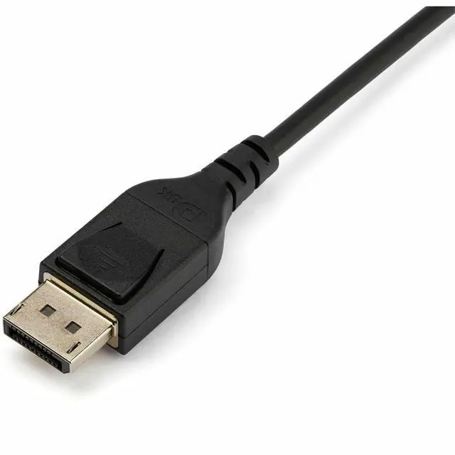 Alt view image 10 of 10 - 2m VESA Certified DisplayPort 1.4 Cable - 8K 60Hz HBR3 HDR - 6ft Super UHD DisplayPort to DisplayPort Monitor Cord - Ultra HD 4K 120Hz DP 1.4 Slim Video Cable M/M DP Connector (DP14MM2M)