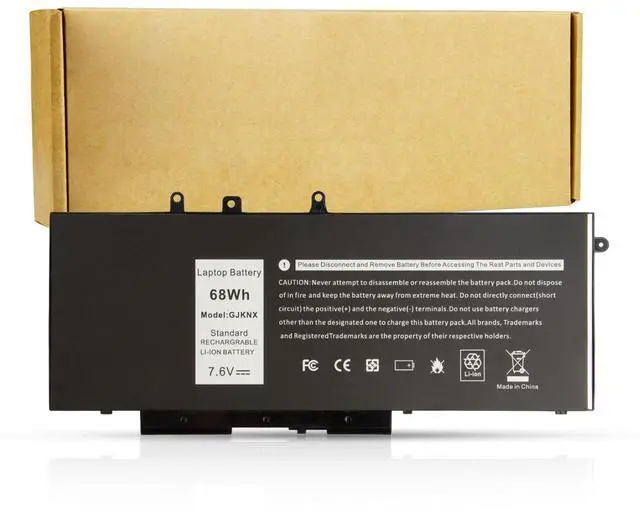 Alt view image 8 of 14 - 68Wh GJKNX Battery Replacement for Dell Latitude 5480 5580 5280 5288 5488 5490 E5280 E5288 E5480 E5580 Series.p/n:Battery GJKNX, GD1JP, 0GD1JP, DY9NT, 0DY9NT, 5YHR4, 451-BBZG