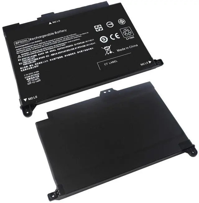 Alt view image 9 of 14 - BP02XL 849909-850 Battery for HP Pavilion 15-au000 15t-au100 15t-au000 15z-aw000 15-au123cl 15-au023cl 15-au091nr 15-au063cl 15-au030wm 15-au018wm 15-au010wm 15-aw000 849909-855 849569-421 HSTNN-UB7B