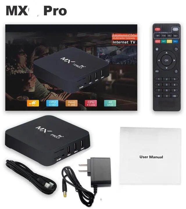 Alt view image 12 of 14 - 5G Smart 4K Ultra HD Media Player WiFi 6 Bt Remote Control 16GB USB Home Media Player