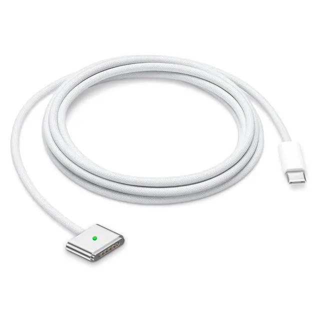 Alt view image 8 of 14 - USB-C to Magnetic 3 Cable 6.6ft, 140W PD Fast Charging Cable Compatible for Mac Book Pro 16/14/13 inch & Mac Book Air 15/13 inch (2021-2025 M1 M2 M3 M4), Nylon Braided, with Charging Indicator Light