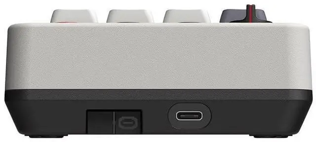 Alt view image 10 of 14 - 18 Keys Retro Mechanical Numpad, Supports PC Numpad & Standard Calculator Mode, Hot-swappable, PC Calculator Shortcut Button, Bluetooth/2.4G/Wired Numpad for Windows and Android - N Edition