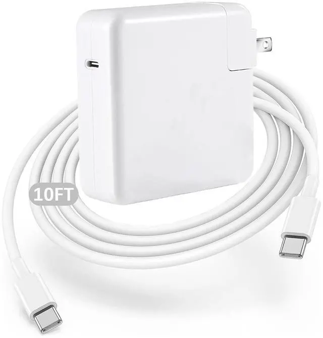Alt view image 8 of 14 - MacBook Pro Charger,96W MacBook Air Charger Fast Charging USB C Laptop Power Adapter,10FT Quick USB C Charging Cord for Mac Book Pro 16/15/14/13inch 2024/2023/2022/2021/2020/2019/M1 M2 M3 Mac Book Air