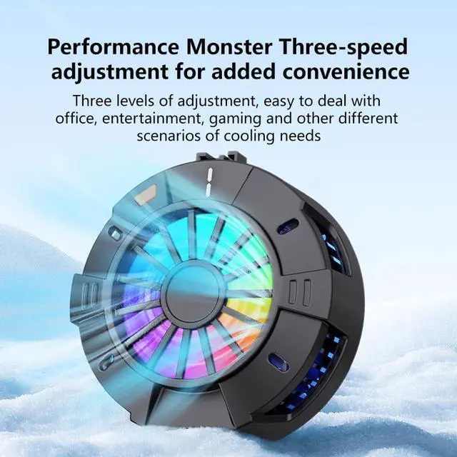 Alt view image 11 of 14 - 2-in-1 Magnetic & Clip-On Phone Cooler Semiconductor-Powered Gaming Cell Phone Cooling Fan Radiator for iPhone/Android/iPad/Tablet Ideal for Gaming, Video Calls, Live Broadcasting, and Vlog