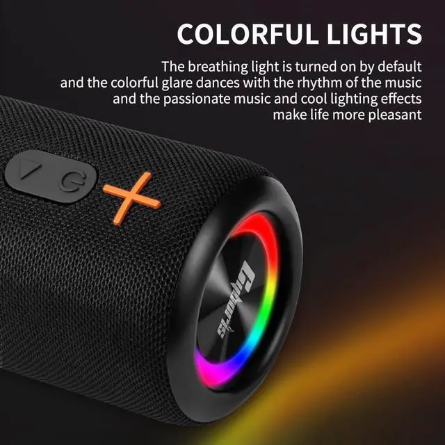 Alt view image 12 of 14 - 2 in 1 Portable Splittable Bluetooth Speaker, Waterproof Split Wireless Speaker Bluetooth V5.3 with 20W Loud Stereo Sound, 24H Playtime, True Wireless Pairing for Home, Outdoor or Travel