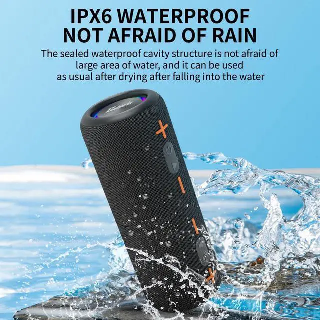 Alt view image 11 of 14 - 2 in 1 Portable Splittable Bluetooth Speaker, Waterproof Split Wireless Speaker Bluetooth V5.3 with 20W Loud Stereo Sound, 24H Playtime, True Wireless Pairing for Home, Outdoor or Travel