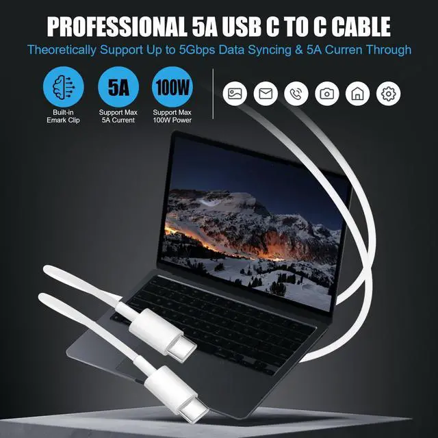 Alt view image 13 of 14 - MacBook Pro Charger,96W MacBook Air Charger Fast Charging USB C Laptop Power Adapter,10FT Quick USB C Charging Cord for Mac Book Pro 16/15/14/13inch 2024/2023/2022/2021/2020/2019/M1 M2 M3 Mac Book Air