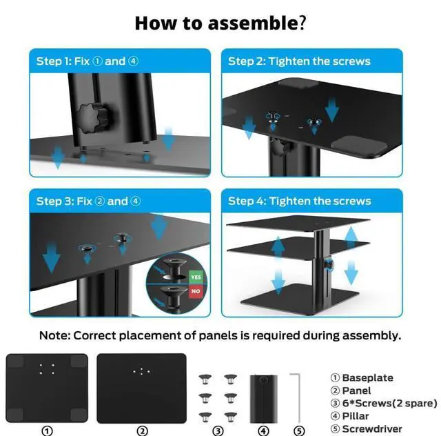 Alt view image 14 of 14 - Monitor Stand, Adjustable Monitor Riser Metal Computer Stand Compatible with TV, PC, Laptop, Computer, iMac, and All Screen Display-Black