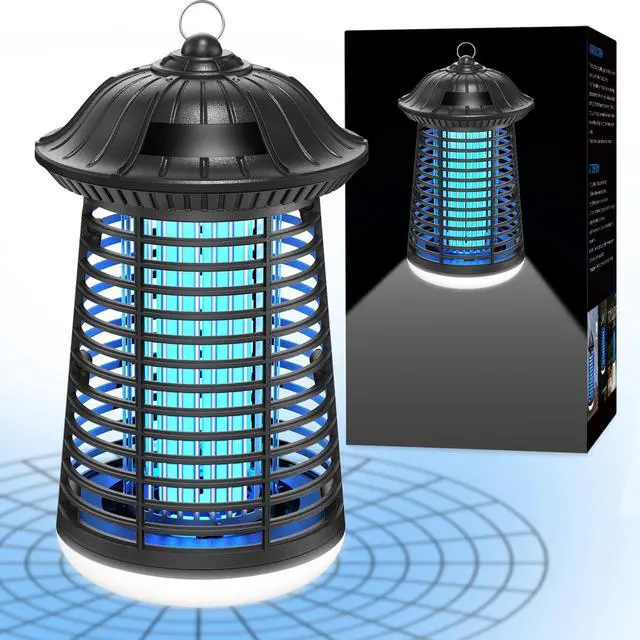 Alt view image 8 of 14 - 4200V High-Powered Electric Bug Zapper Outdoor & Indoor with LED Attractant, Durable ABS Mosquito Zapper Outdoor, Plug-in Fly Trap & Mosquito Killer for Patio, Yard, Garden and Home