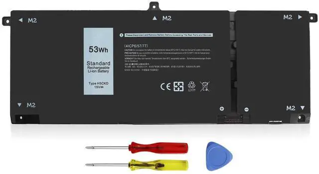 Alt view image 7 of 12 - H5CKD 53Wh Battery Replacement for Dell Inspiron 5300 5301 5401 5402 5408 5409 5501 5502 5508 5509,Inspiron 5400 5406 7405 7300 7306 7500 7506 2-in-1 Silver Latitude 3410 3510 Vostro 5502 15V