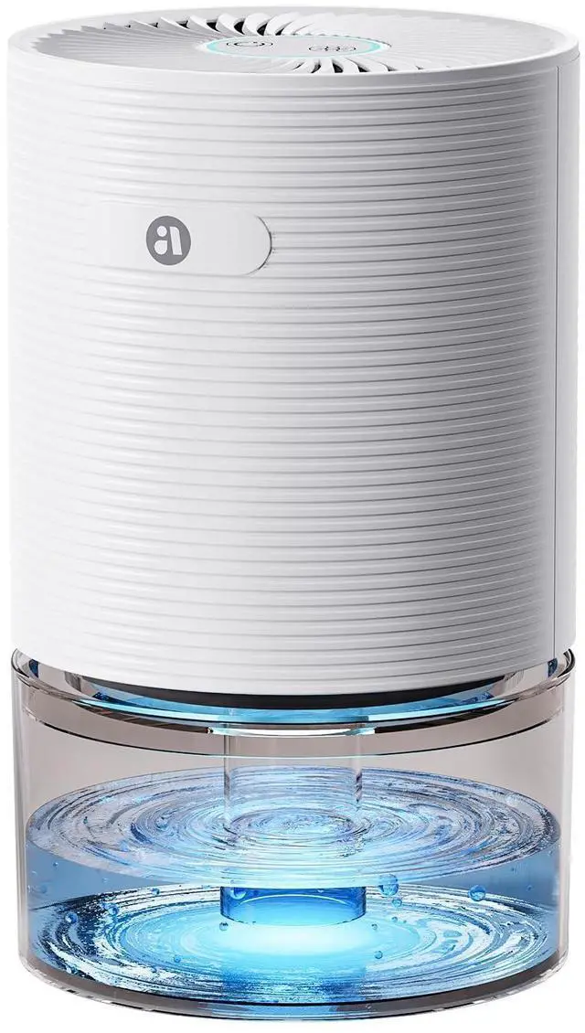 Alt view image 7 of 12 - Dehumidifiers for Home, 25oz Dehumidifier for Bedroom with Auto-off, Ultra Quiet Energy Saving for Bathroom Closet Wardrobe Office RV (285sq.ft)