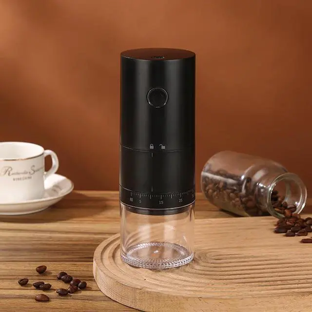 Alt view image 11 of 11 - Portable Electric Burr Coffee Grinder with 38 Adjustable Grind Settings - USB Rechargeable Ceramic Core Conical Burr, Coffee Bean Grinder for Espresso, French Press, Travel, Camping, Home & Office Use