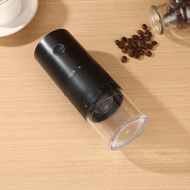 Alt view image 10 of 11 - Portable Electric Burr Coffee Grinder with 38 Adjustable Grind Settings - USB Rechargeable Ceramic Core Conical Burr, Coffee Bean Grinder for Espresso, French Press, Travel, Camping, Home & Office Use