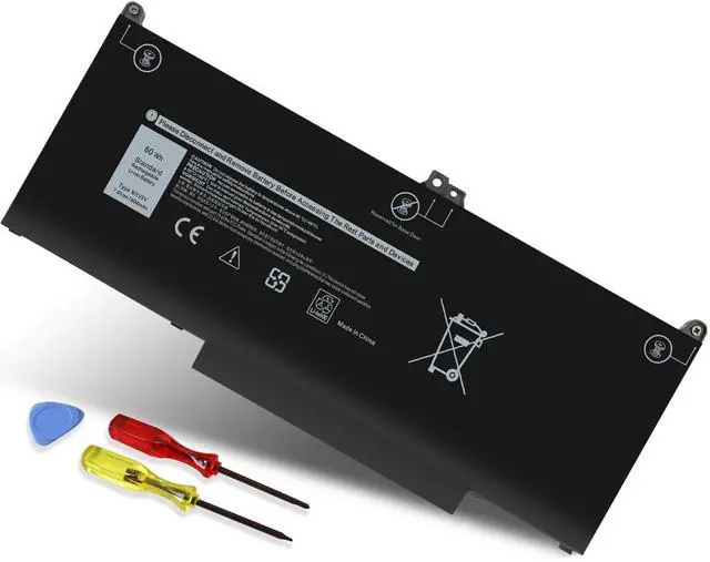 Alt view image 8 of 14 - MXV9V Battery for Dell Latitude 5300 5310 7300 7400 E5300 E5310 E7300 E7400 Series, Latitude 5300 5310 2-in-1,for dell inspiron 7300/7306 2-in-1 Black Series P96G P97G P99G P100G 5VC2M 829MX 7.6V 60Wh