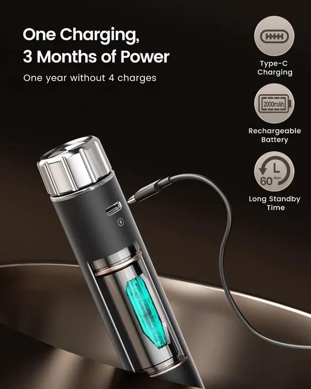 Alt view image 11 of 14 - Rechargeable Milk Frother with Stepless Speed Control, LunaFro Max Handheld Electric Foam Maker Waterproof Drink Mixer Foamer with Stand & Detachable Whisks for Lattes, Cappuccino