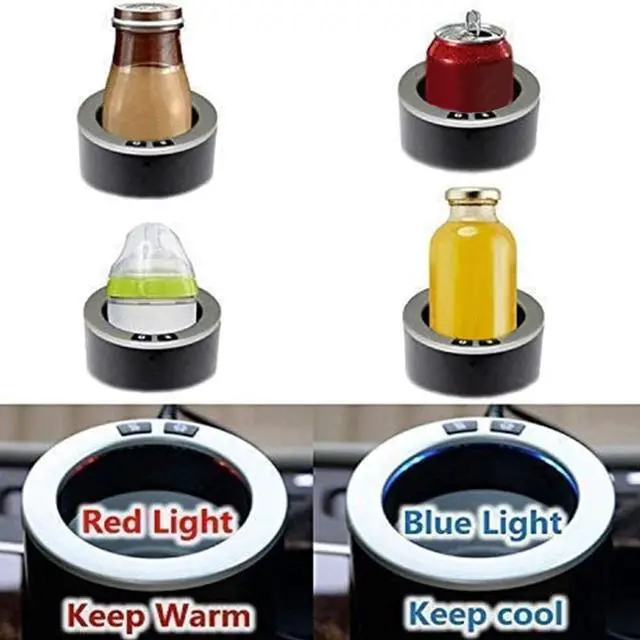Alt view image 13 of 14 - Premium 2-in-1 Car Cup Heating Cooling Smart Car Cup Mug Warmer Cooler Holiday Seasonal Present,Perfect Car Holder Gift for Commuter/Traveler/Road Tripper/Recreation (Black and Sliver)