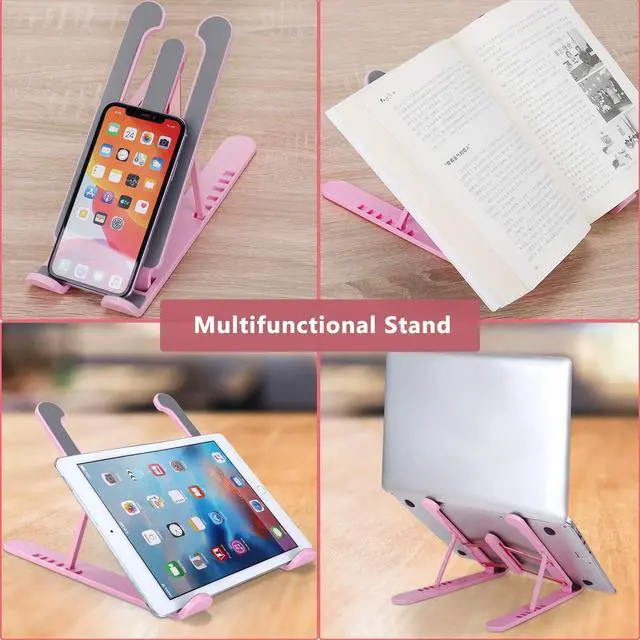Main image of Portable Laptop Stand, Adjustable Laptop Holder Riser Computer Stand for Desk Notebook Stand Mount