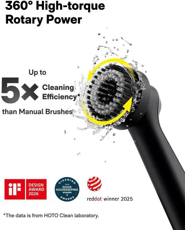 Alt view image 9 of 14 - Cordless Spin Scrubber, Electric Rechargeble Grout Cleaning Brush, IPX7 Waterproof Bathroom Scrubber, 12 Replaceable Brush Heads Version Power Scrubber for Grout, Tiles, Corners, Crevices